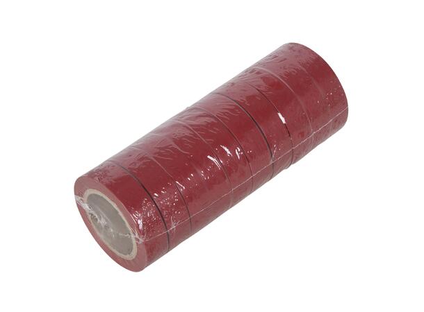 SCANSPORT Strømpetape Rød 10m 10pk Holder leggbeskyttere på plass 